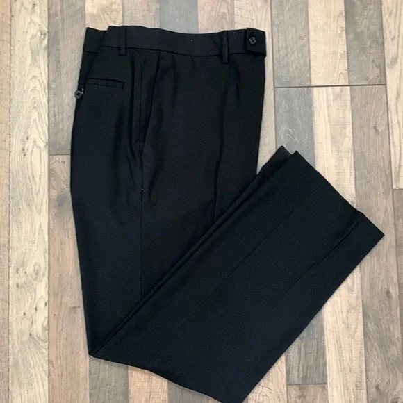 Apt. 9 Slim Fit Premier Flex Black Dress Pant 33x30